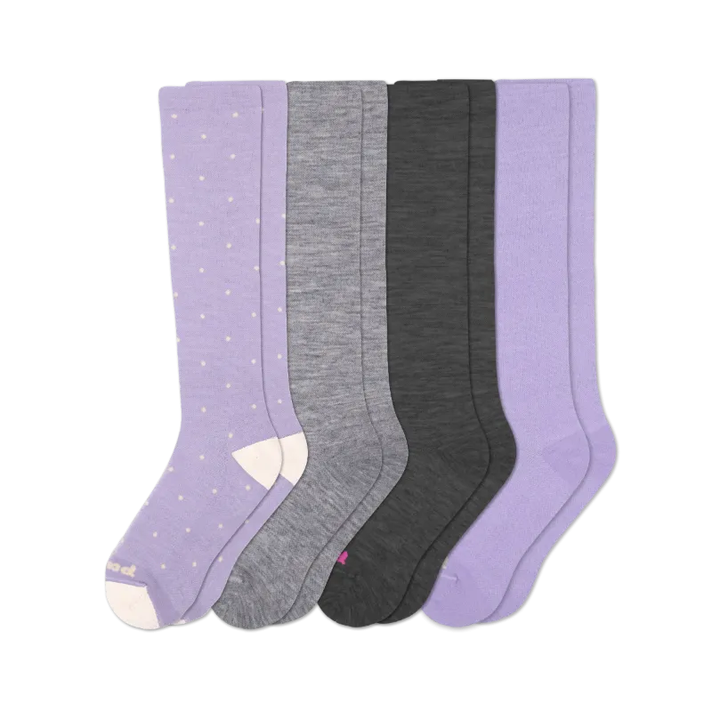 4 Pack - Women's Compression Socks