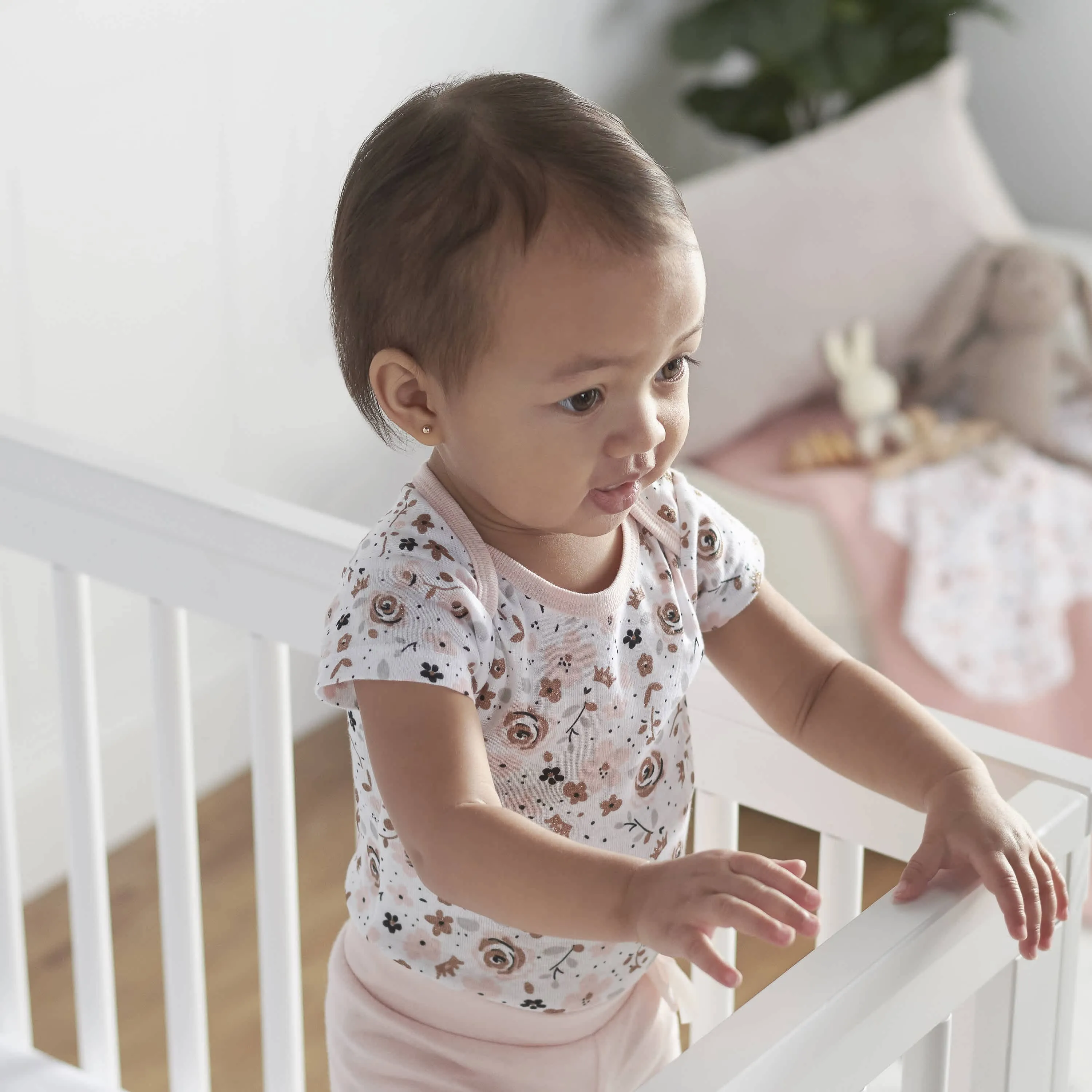 5-Pack Baby Girls Princess Organic Onesies® Bodysuits