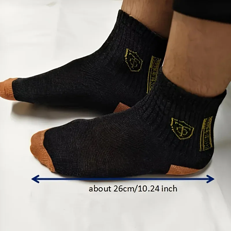 5PCS Set Men's Ultra Breathable Stylish Sports Socks