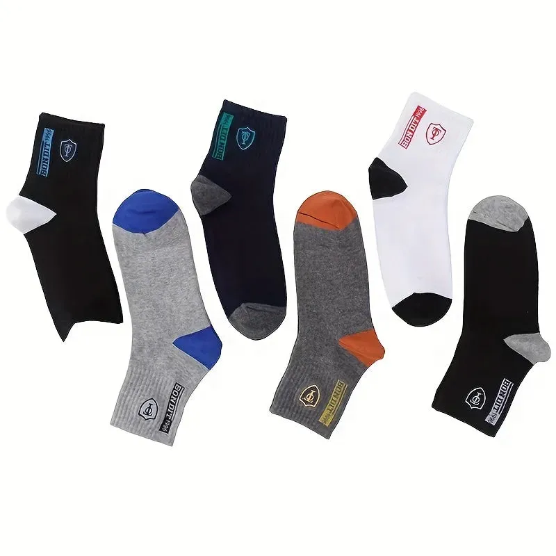 5PCS Set Men's Ultra Breathable Stylish Sports Socks