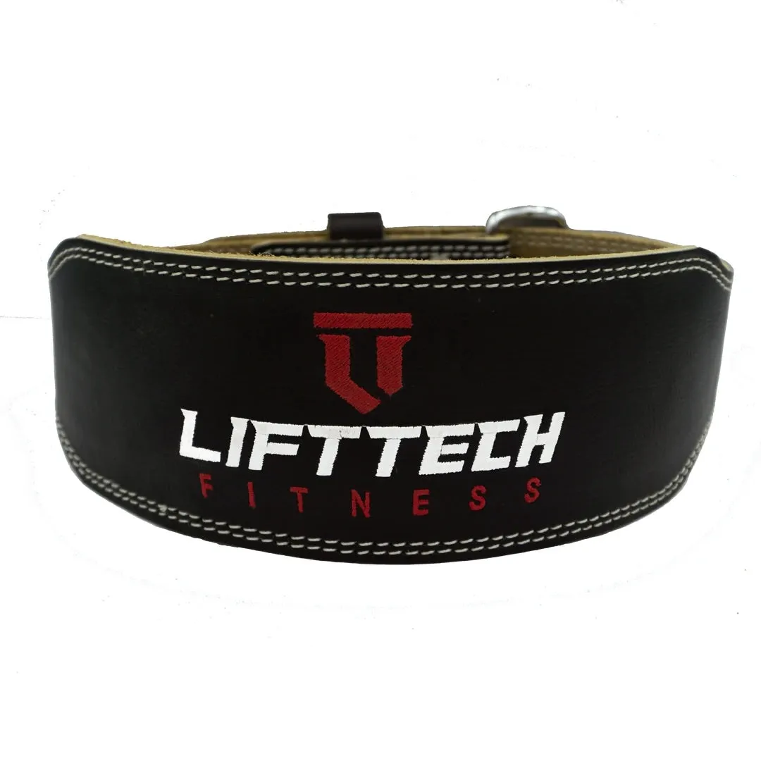 6” MENS PADDED LEATHER BELT
