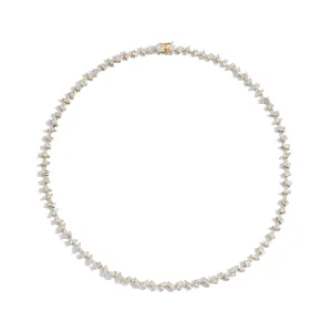 8 Carat Multi-shape Diamond Tennis Necklace
