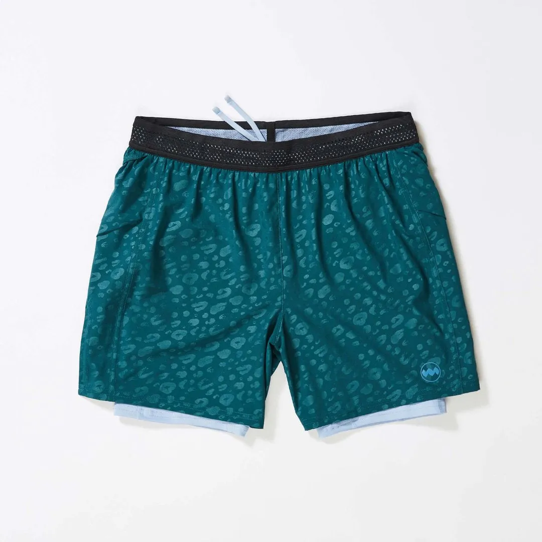 8" 2-in-1 Traverse Short in Eagle Ray