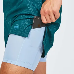 8" 2-in-1 Traverse Short in Eagle Ray