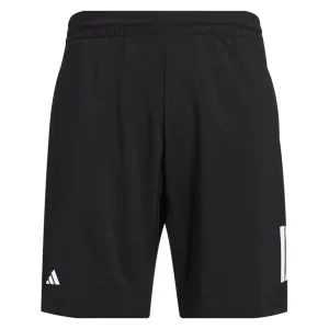 adidas Men's 3 Stripe Club Short 7-Inch (Black)