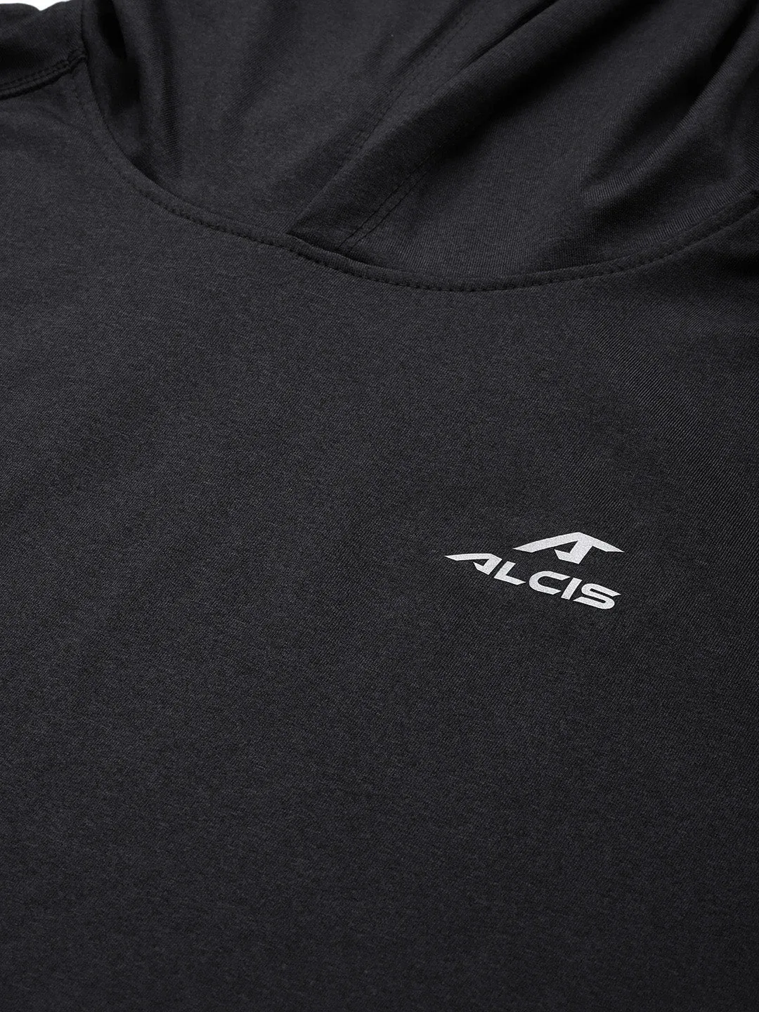 Alcis Men Solid Hooded Sweatshirt