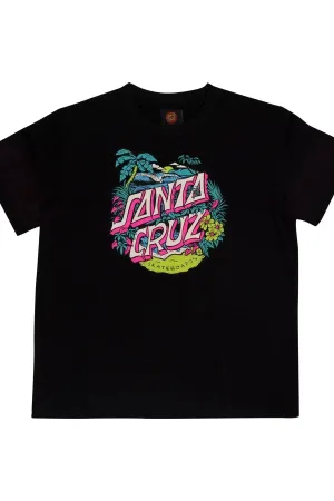 Aloha Dot Front S/S Crew Neck Tee