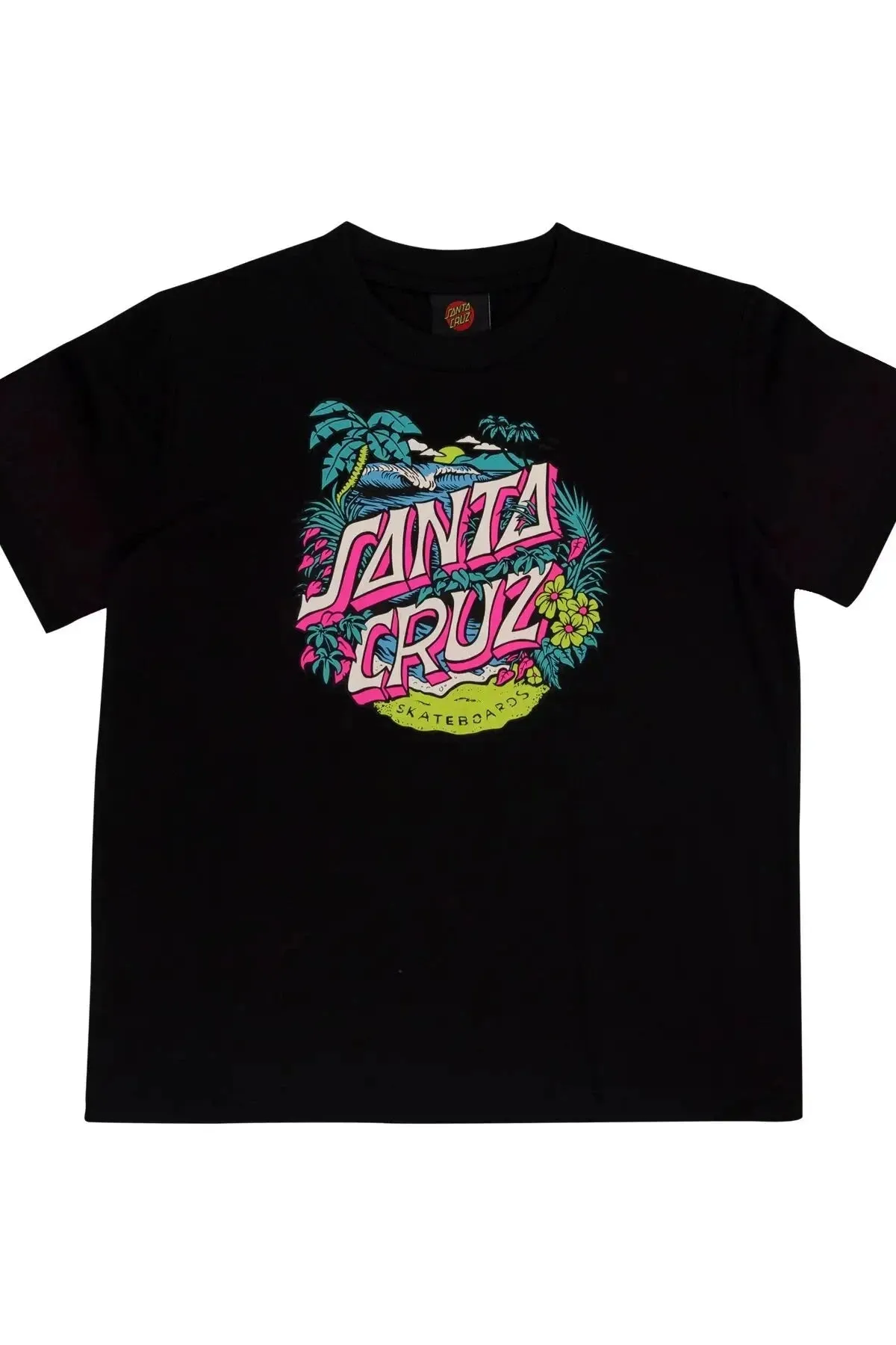 Aloha Dot Front S/S Crew Neck Tee
