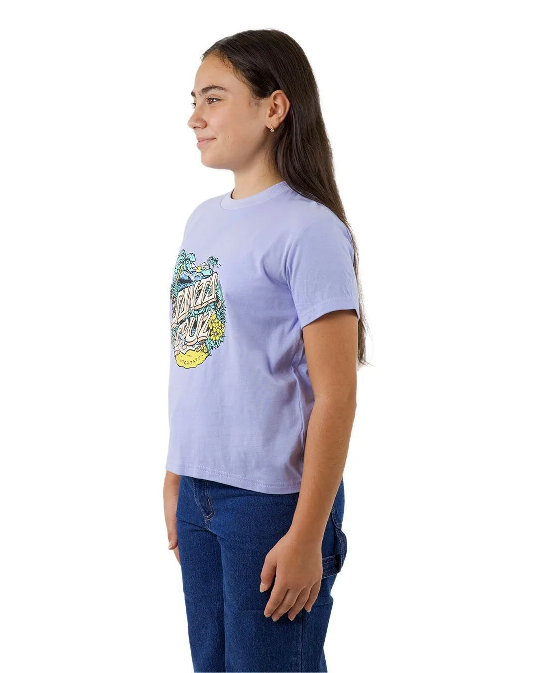 Aloha Dot Front S/S Crew Neck Tee