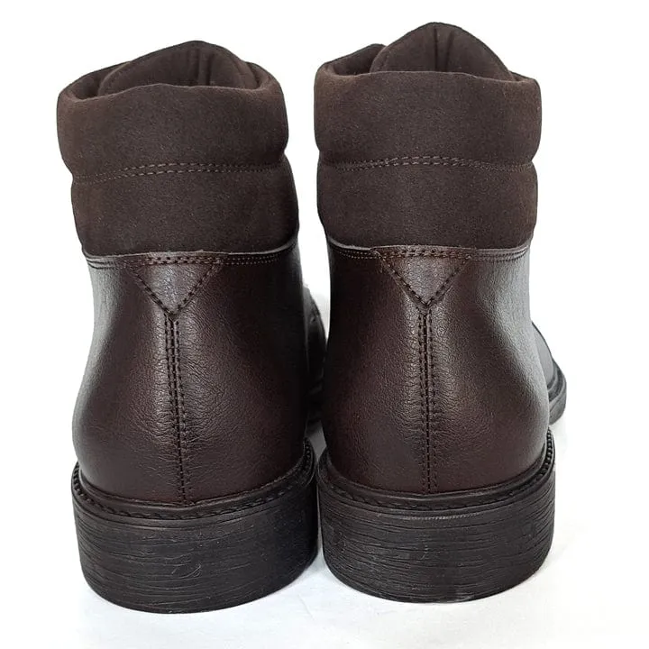 Andreas Men's Vegan Nappa Leather Boots | Brown