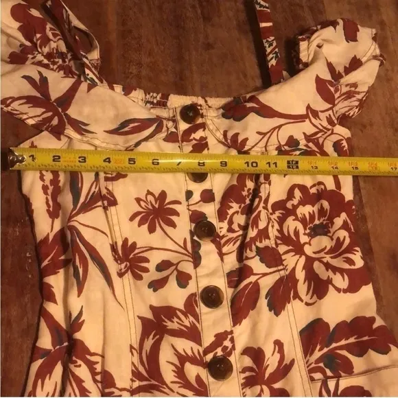 Anthropologie Oahu Linen Summer Dress