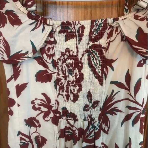 Anthropologie Oahu Linen Summer Dress