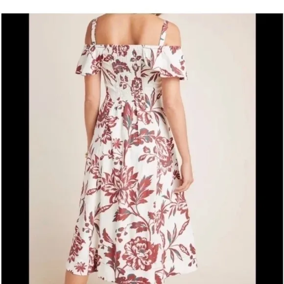 Anthropologie Oahu Linen Summer Dress