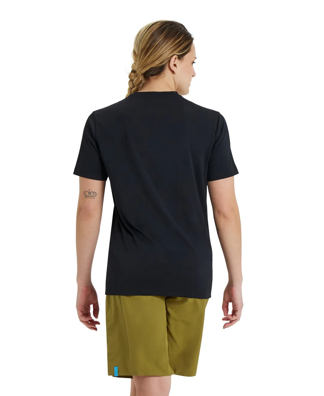 Arena Team Unisex Solid T-Shirt - Black