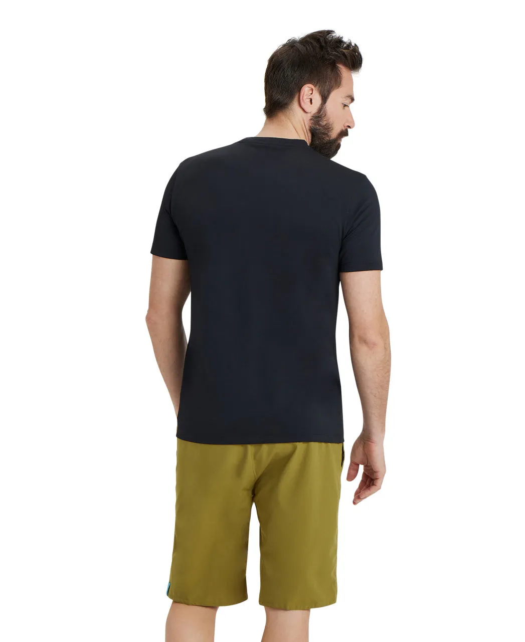 Arena Team Unisex Solid T-Shirt - Black
