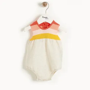 Aruba Peach Striped Bubble