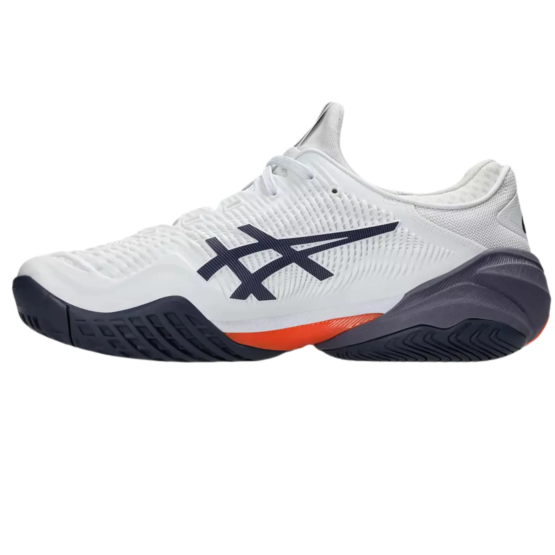 Asics Court FF 3 Mens  Tennis Shoes - White/Greyish Purple