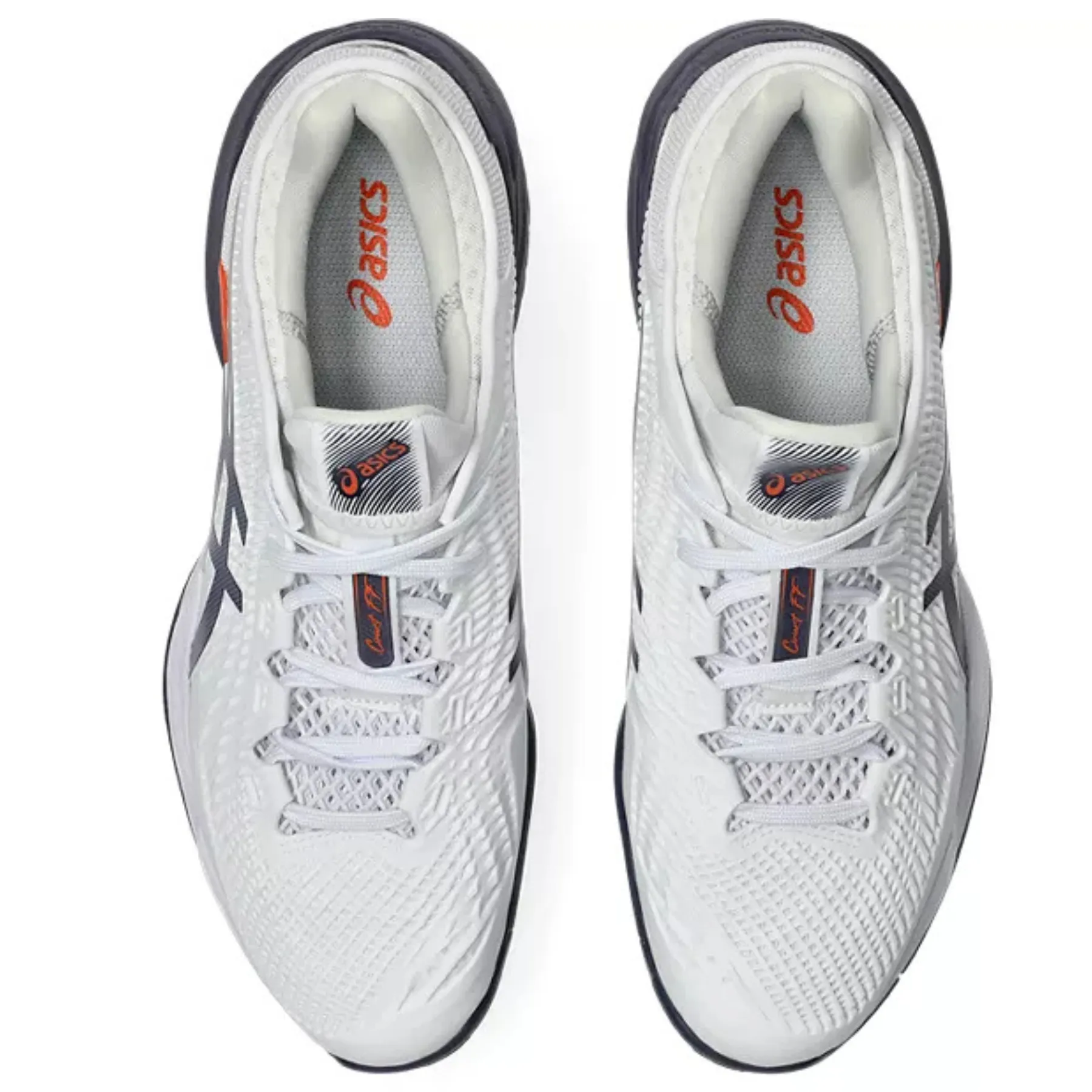 Asics Court FF 3 Mens  Tennis Shoes - White/Greyish Purple