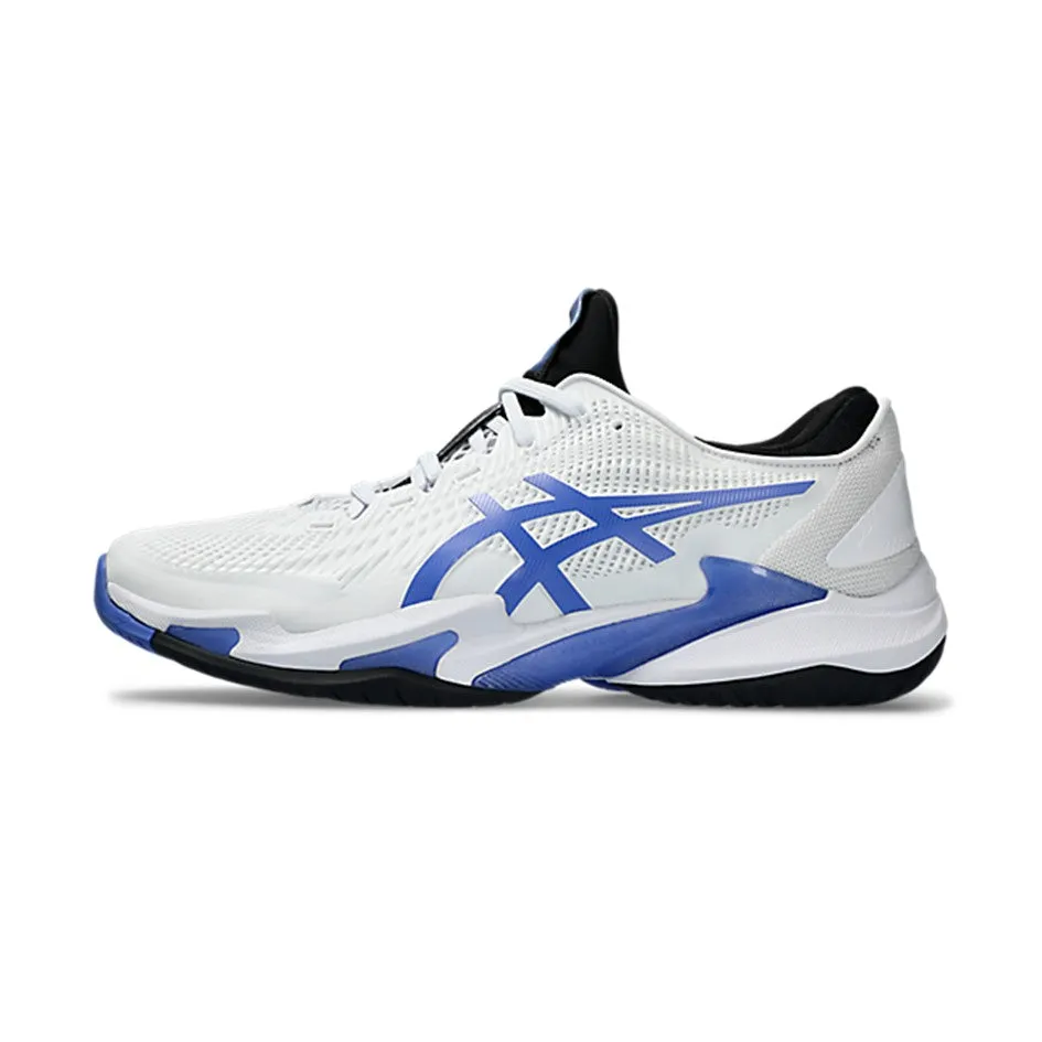 Asics Court FF 3 White & Sapphire Men's Tennis Shoes