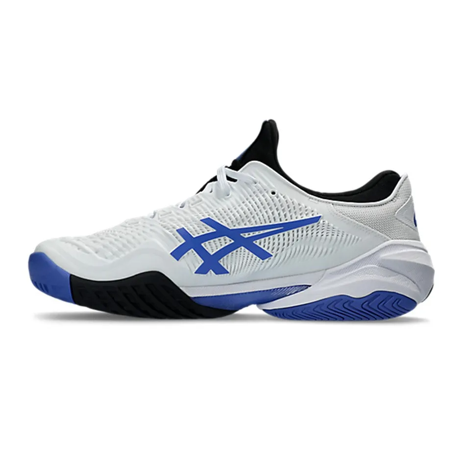 Asics Court FF 3 White & Sapphire Men's Tennis Shoes