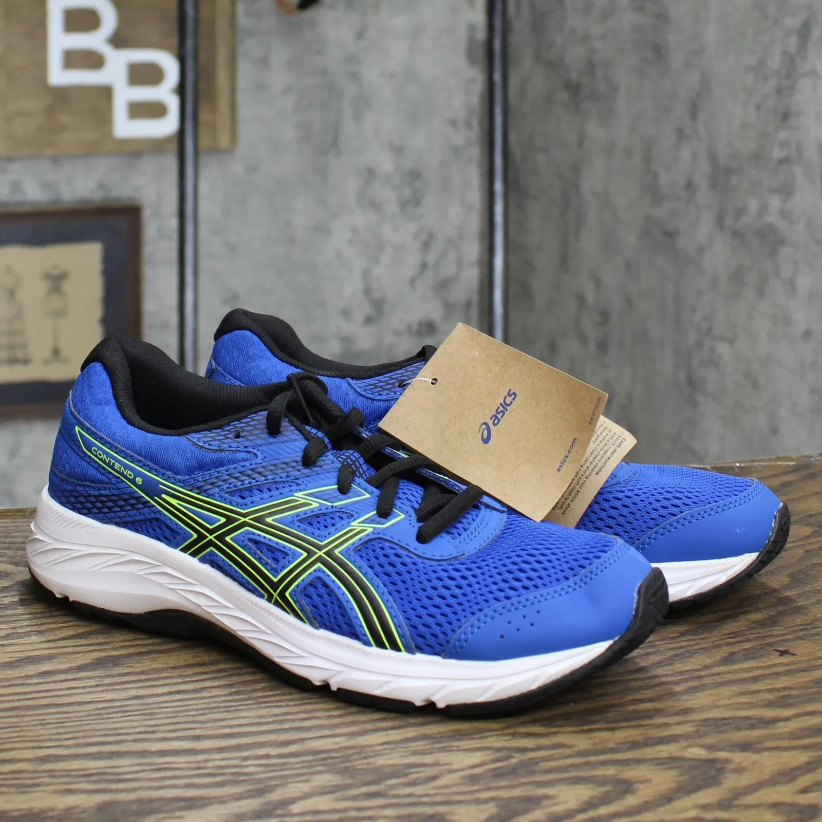 Asics Kids Contend 6 Grade School Running Shoes 1014A086