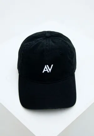 AV LOGO CAP - BLACK