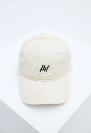 AV LOGO CAP - CREAM