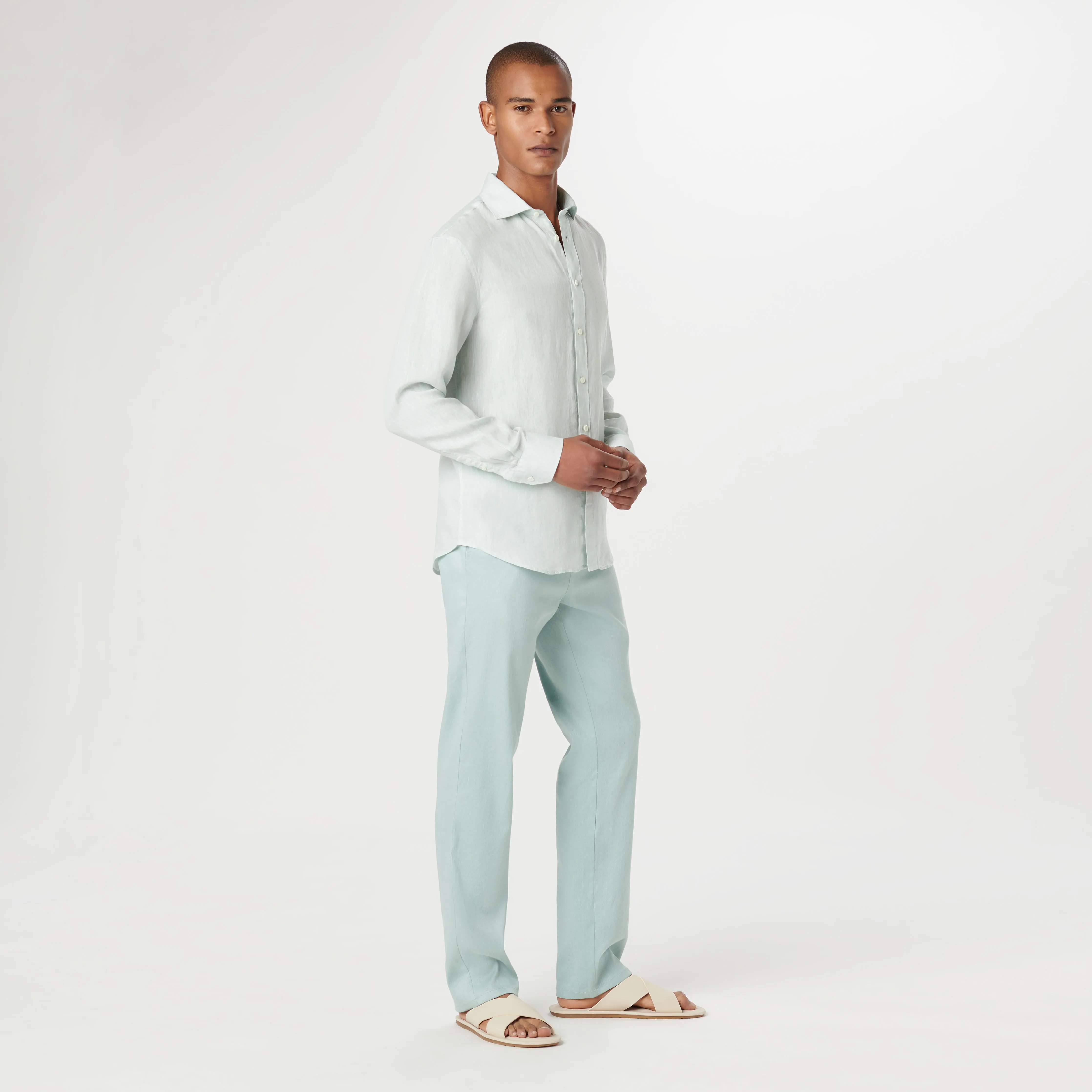 Axel Solid Linen Shirt