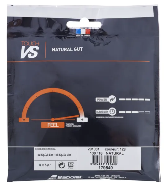 Babolat Touch VS 16/1.30 Tennis String (Natural)