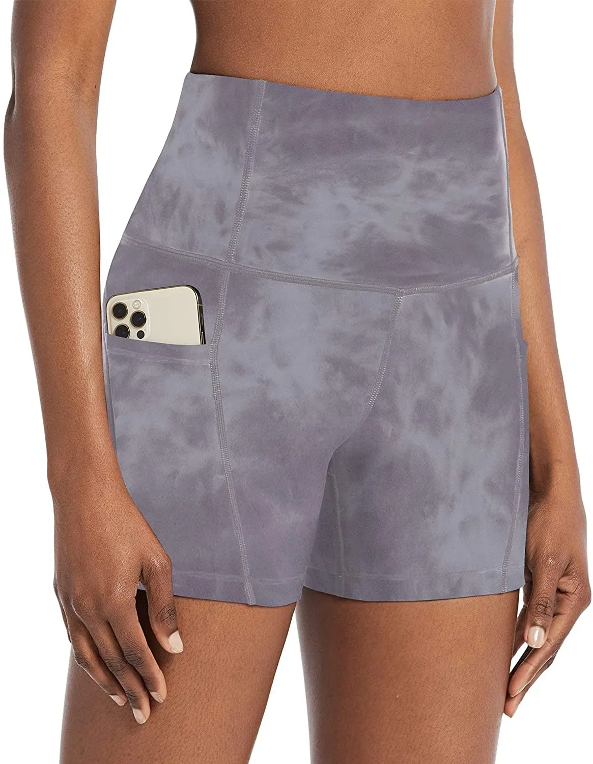 BALEAF Women's 8"/ 7"/ 5" High Waist Biker Shorts Workout Yoga Running Gym Compression Spandex Shorts Side Pockets