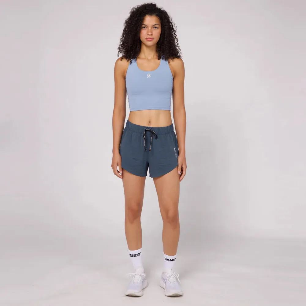 Bandit Running Litewave 4" Women's Rush Short - Storm Grey