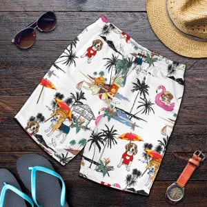 Beagle-Summer Beach Mens Shorts