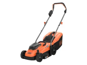 BLACK   DECKER BCMW33182L2 Cordless Compact Mower 33cm 36V 2 x 2.0Ah Li-ion