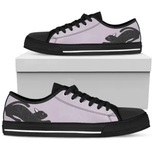 Black Low Tops Custom shoes