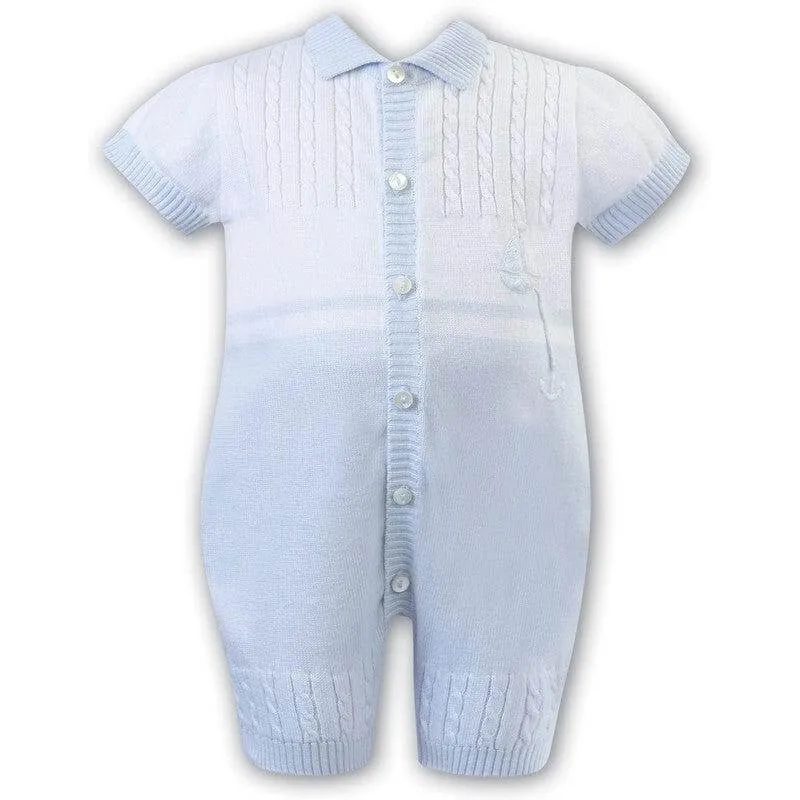 Blue Knitted Summer Shortie