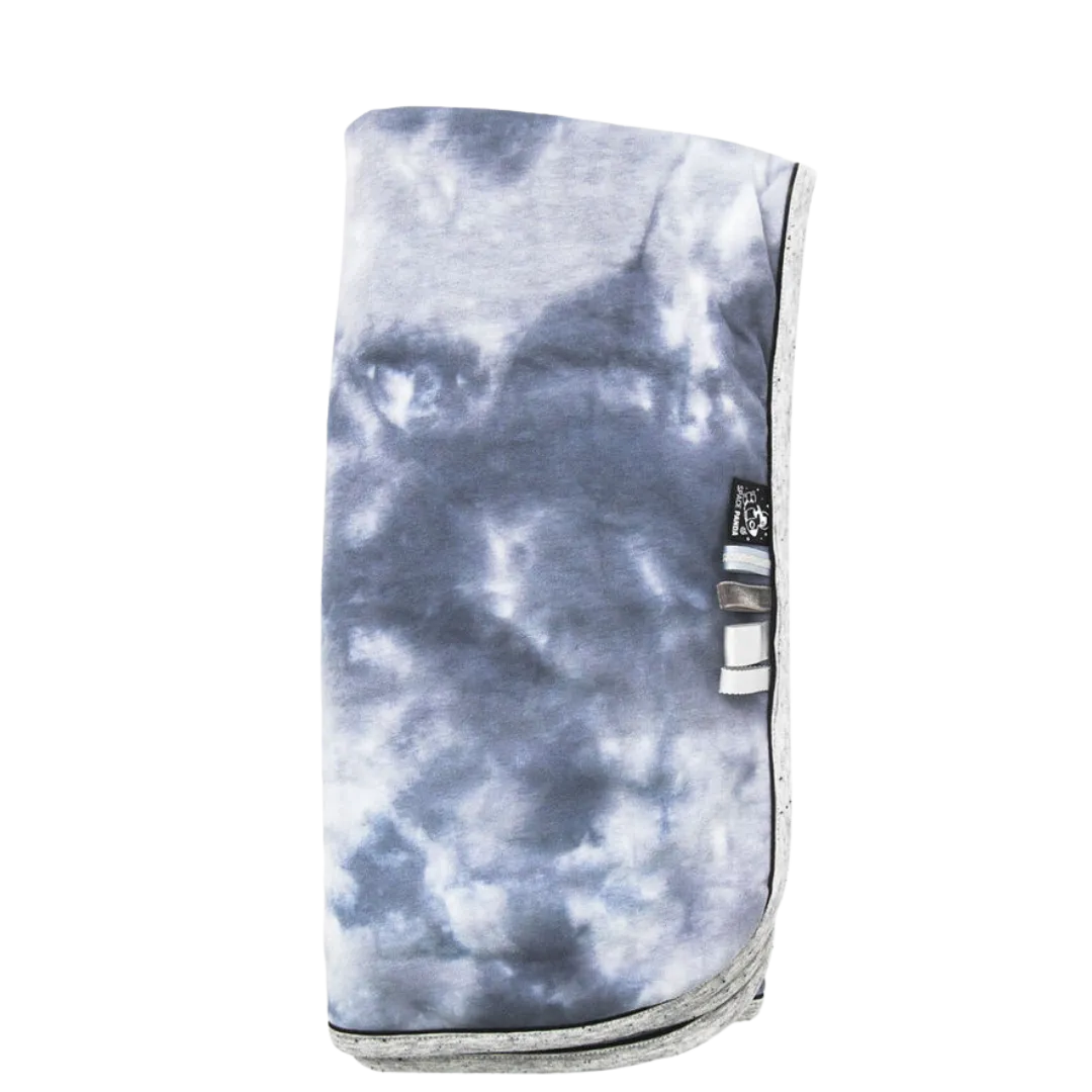 Blue Tie Dye Summer Blanket
