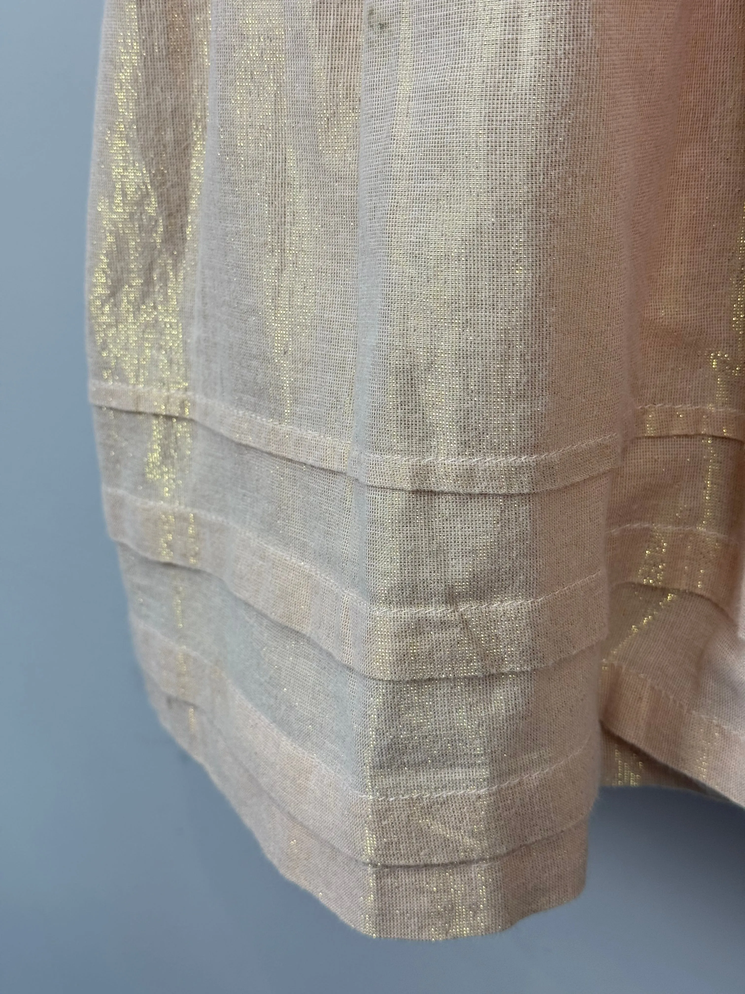 Boden Apricot Sparkle Dress 7-8y (Gold label)