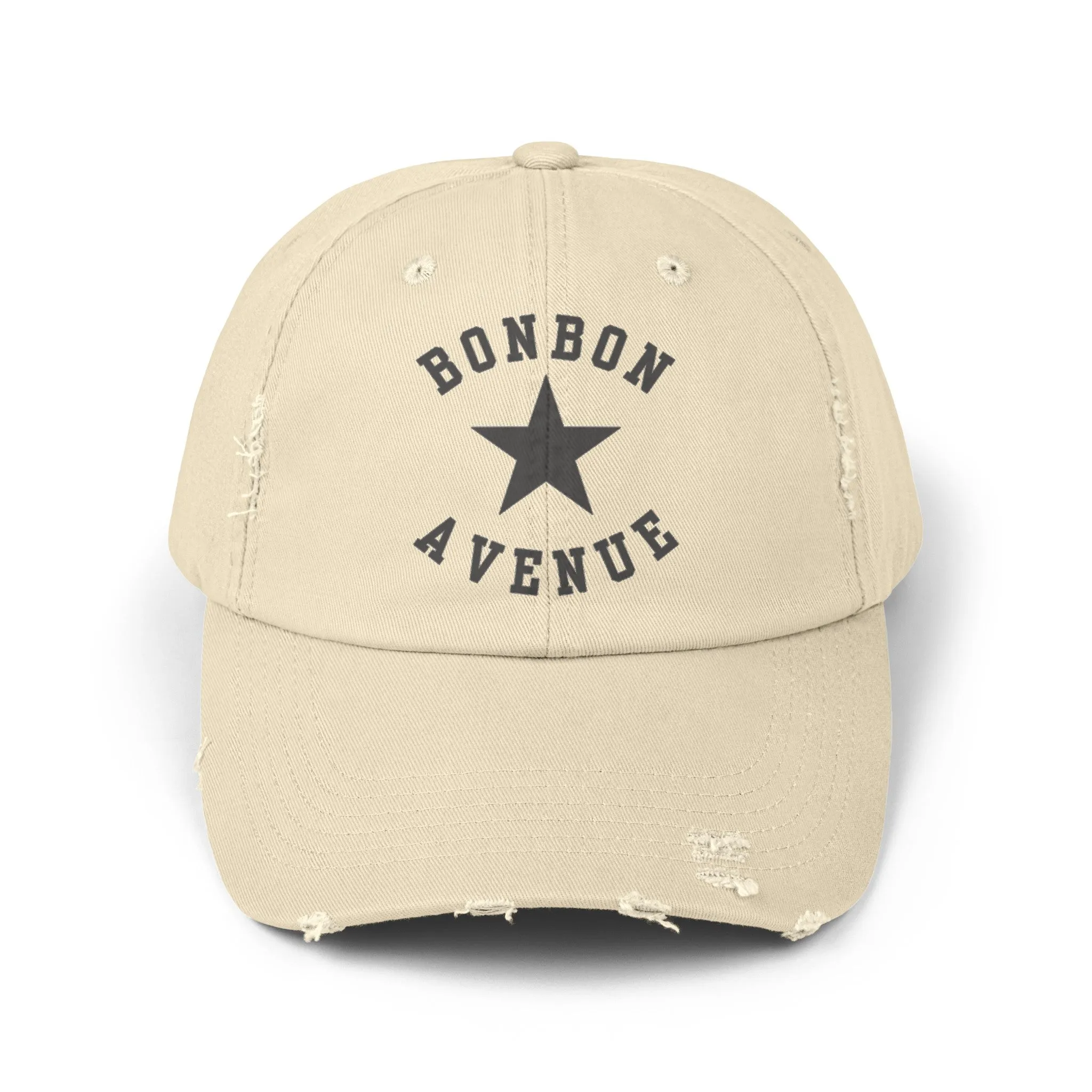 Bonbon Avenue Distressed Cap