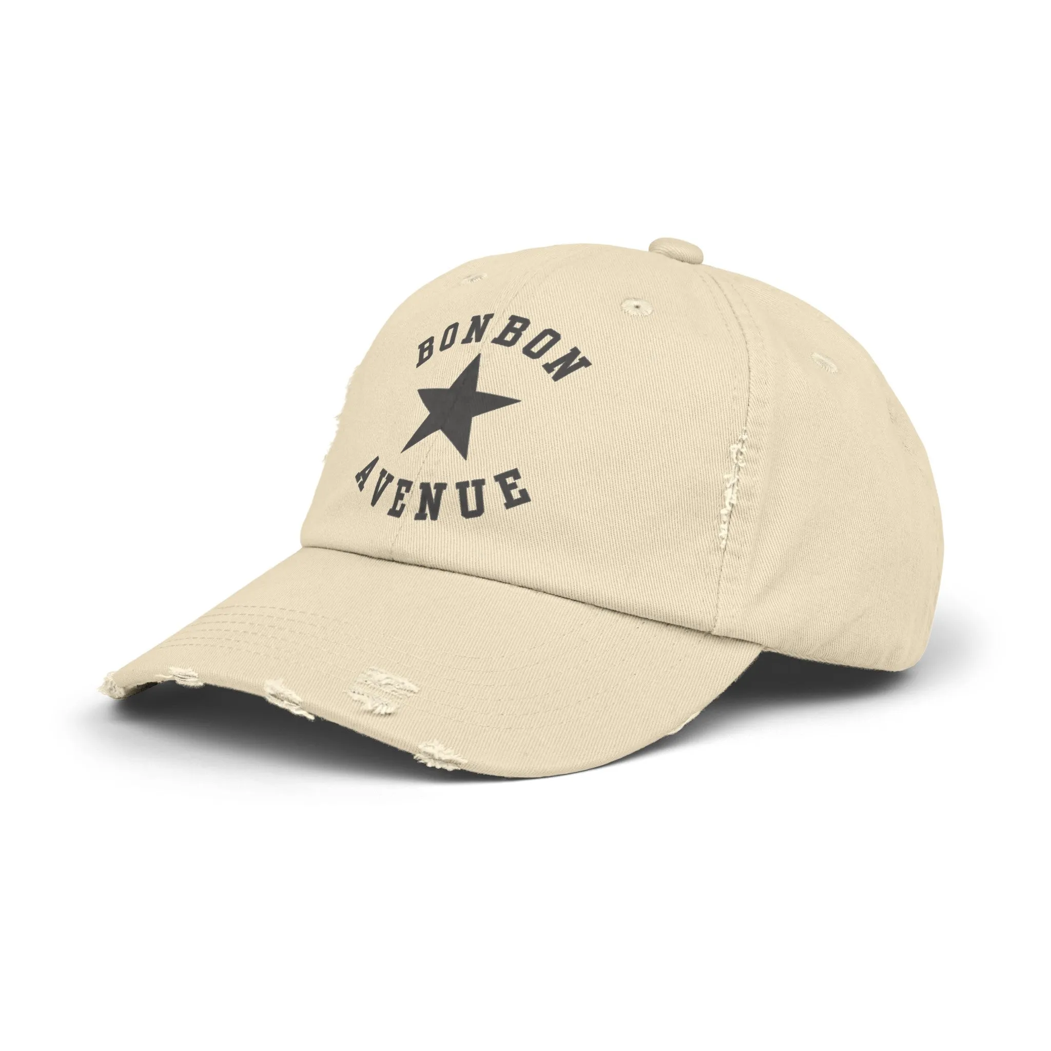 Bonbon Avenue Distressed Cap