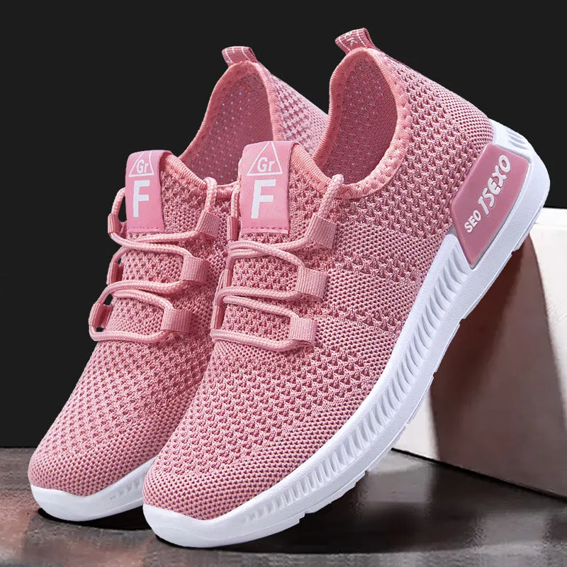 Breathable and Lightweight Minimalist Slip-On Sneakers for Women