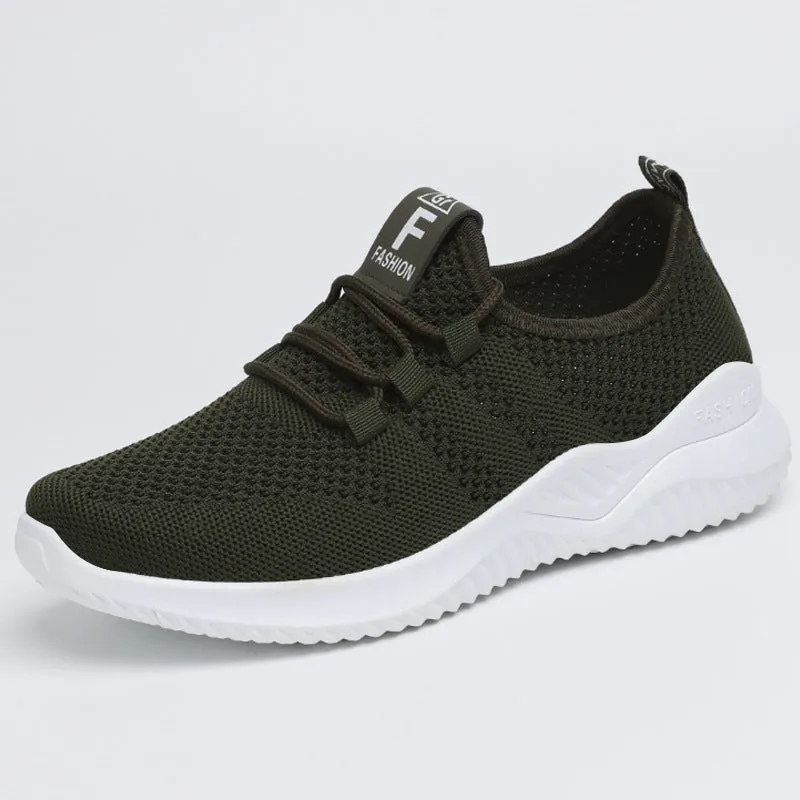 Breathable and Lightweight Minimalist Slip-On Sneakers for Women