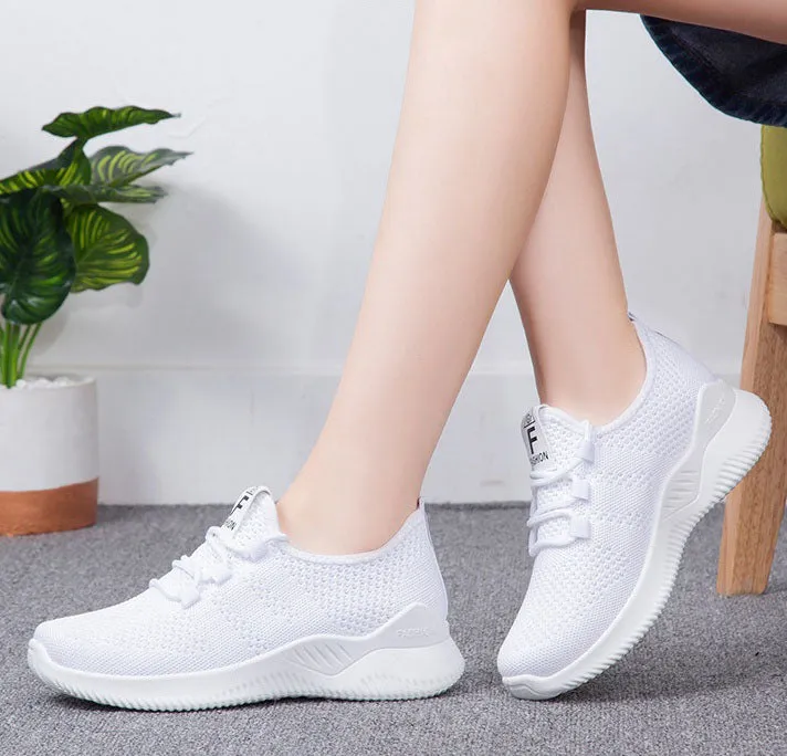 Breathable and Lightweight Minimalist Slip-On Sneakers for Women
