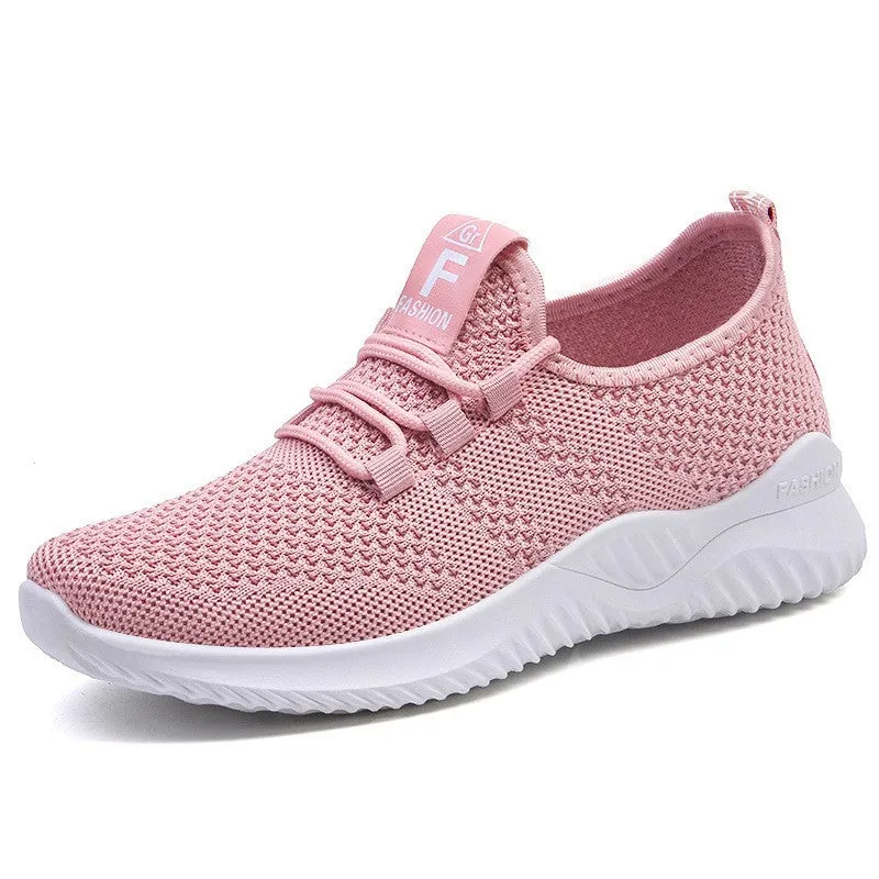 Breathable and Lightweight Minimalist Slip-On Sneakers for Women