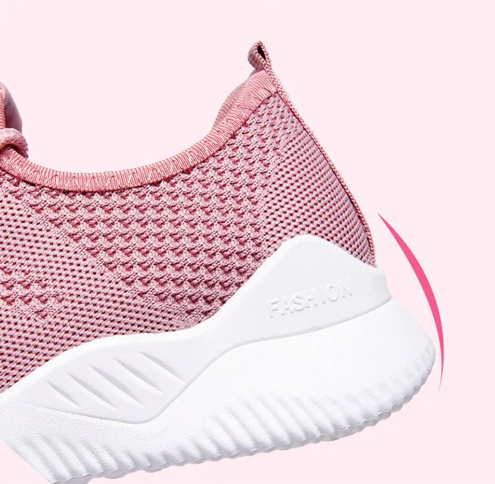 Breathable and Lightweight Minimalist Slip-On Sneakers for Women