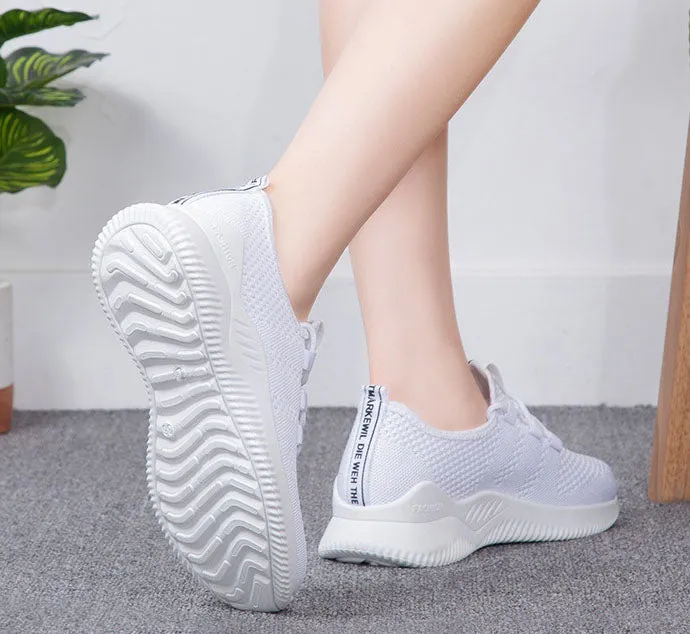 Breathable and Lightweight Minimalist Slip-On Sneakers for Women