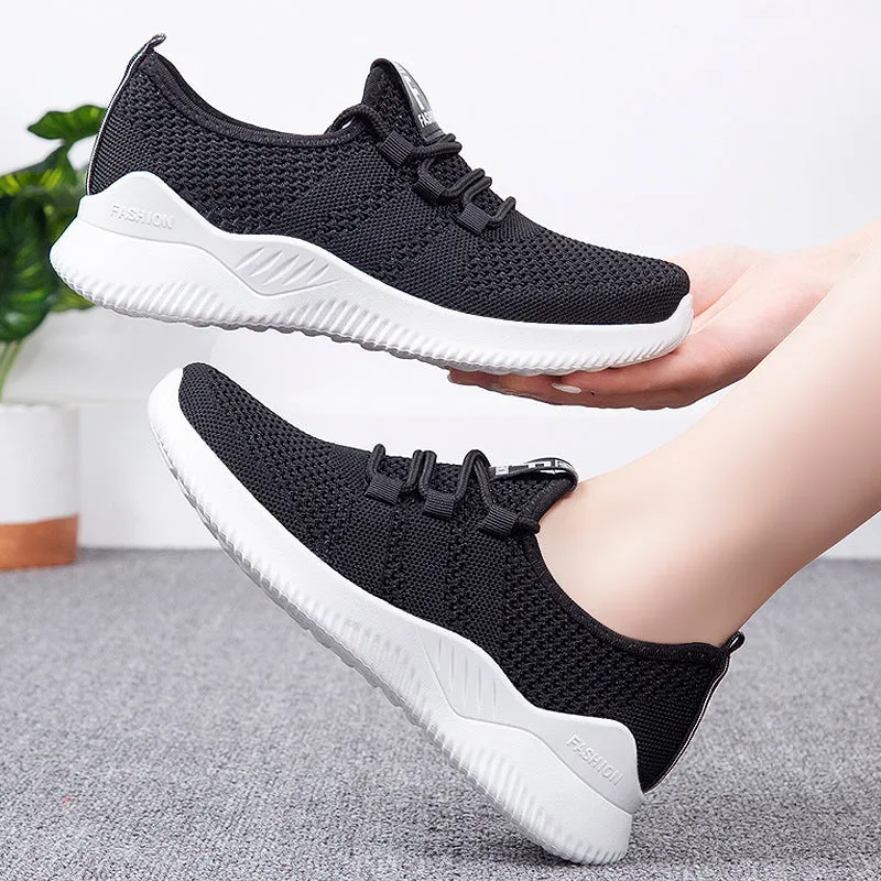 Breathable and Lightweight Minimalist Slip-On Sneakers for Women