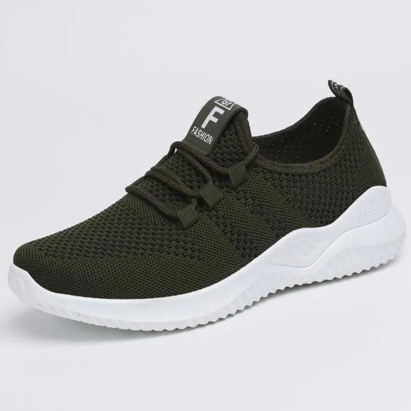 Breathable and Lightweight Minimalist Slip-On Sneakers for Women