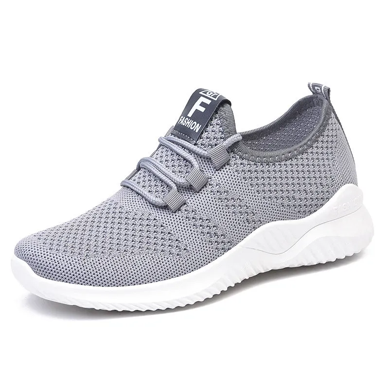 Breathable and Lightweight Minimalist Slip-On Sneakers for Women