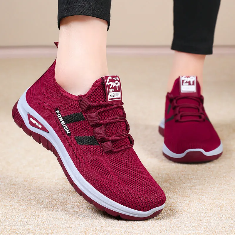Breathable and Lightweight Minimalist Slip-On Sneakers for Women