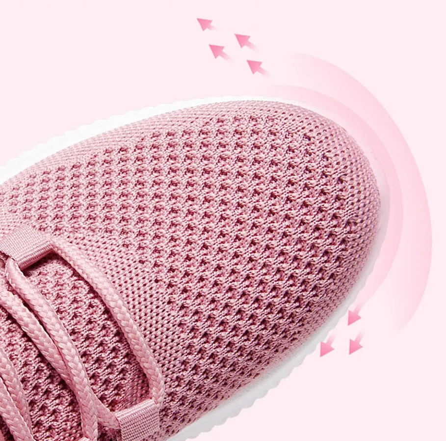 Breathable and Lightweight Minimalist Slip-On Sneakers for Women